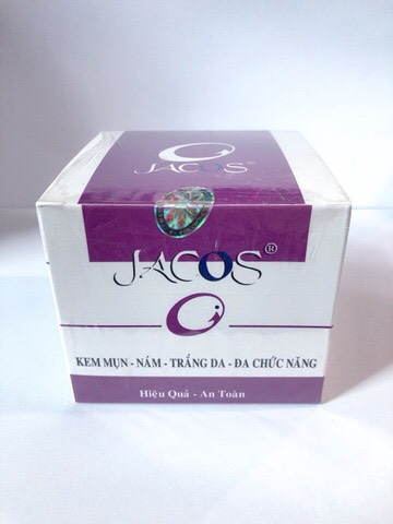 Kem Ngừa Mụn Mờ Thâm Nám Dưỡng Trắng Da Đa Chức Năng JACOS 20GR