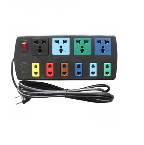 Ổ cắm điện 10 lổ 3 mét 2200w lioa 4d6s32