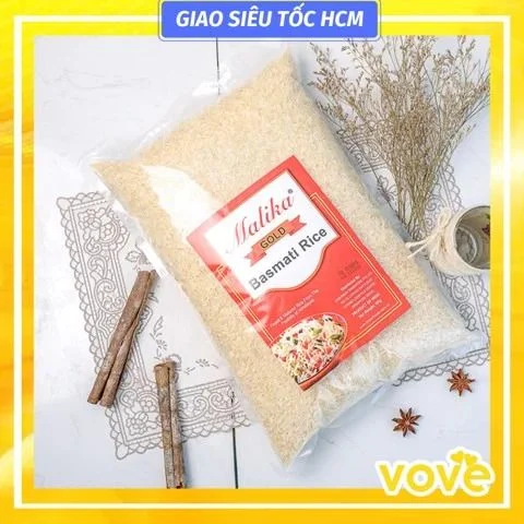 Gạo hạt dài Ấn Độ MALIKA Basmati Rice, phù hợp người tiểu đường, ăn kiêng, 5kg