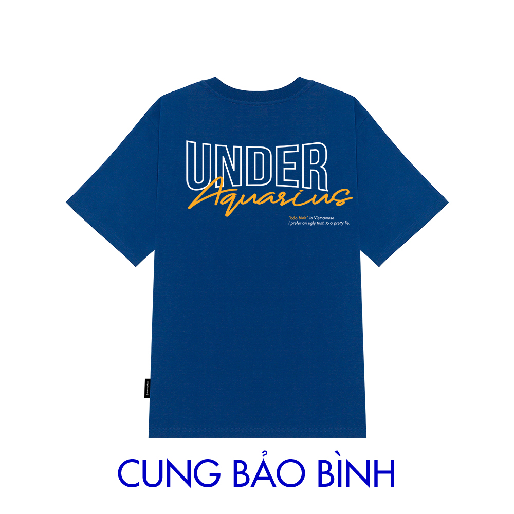 Áo thun UNDER Bảo Bình "12 Cung Hoàng Đạo" (Blue) + UTS025