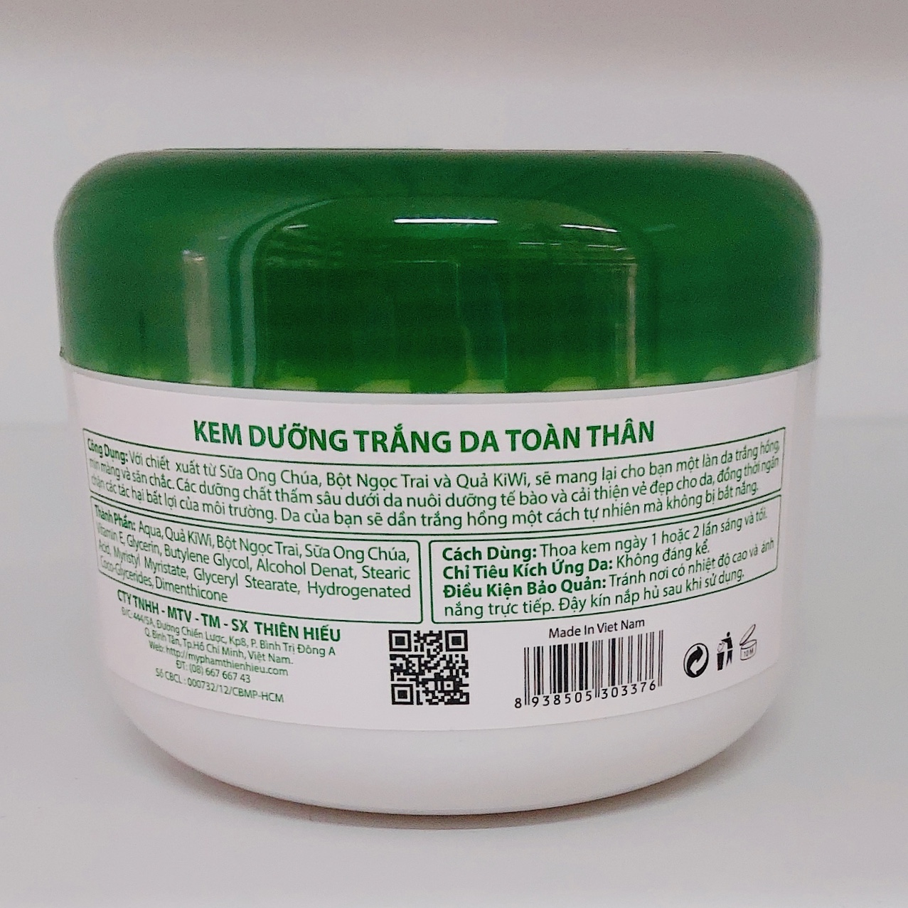 Kem Dưỡng Trắng Da Toàn Thân LS 100g