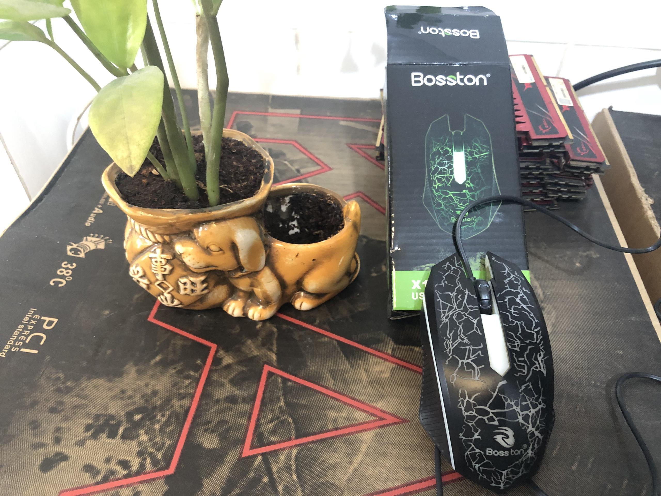 [HCM]Chuột Bosston X14 tự đổi màu LED