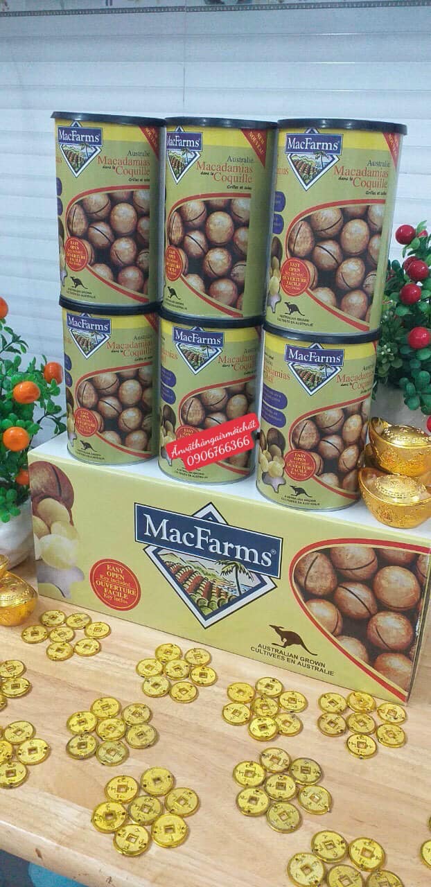 Hạt macca macfarms của úc 453 gram