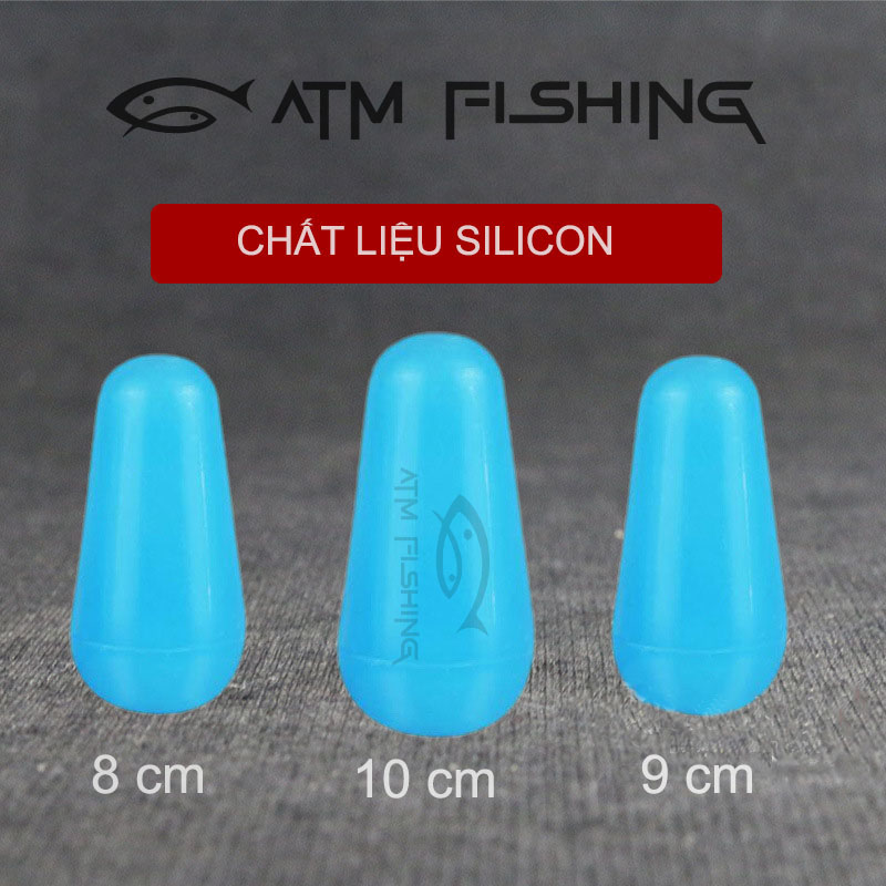 Vỉ 10 chiếc hạt chụp khóa số 8 chất liệu silicon cao cấp
