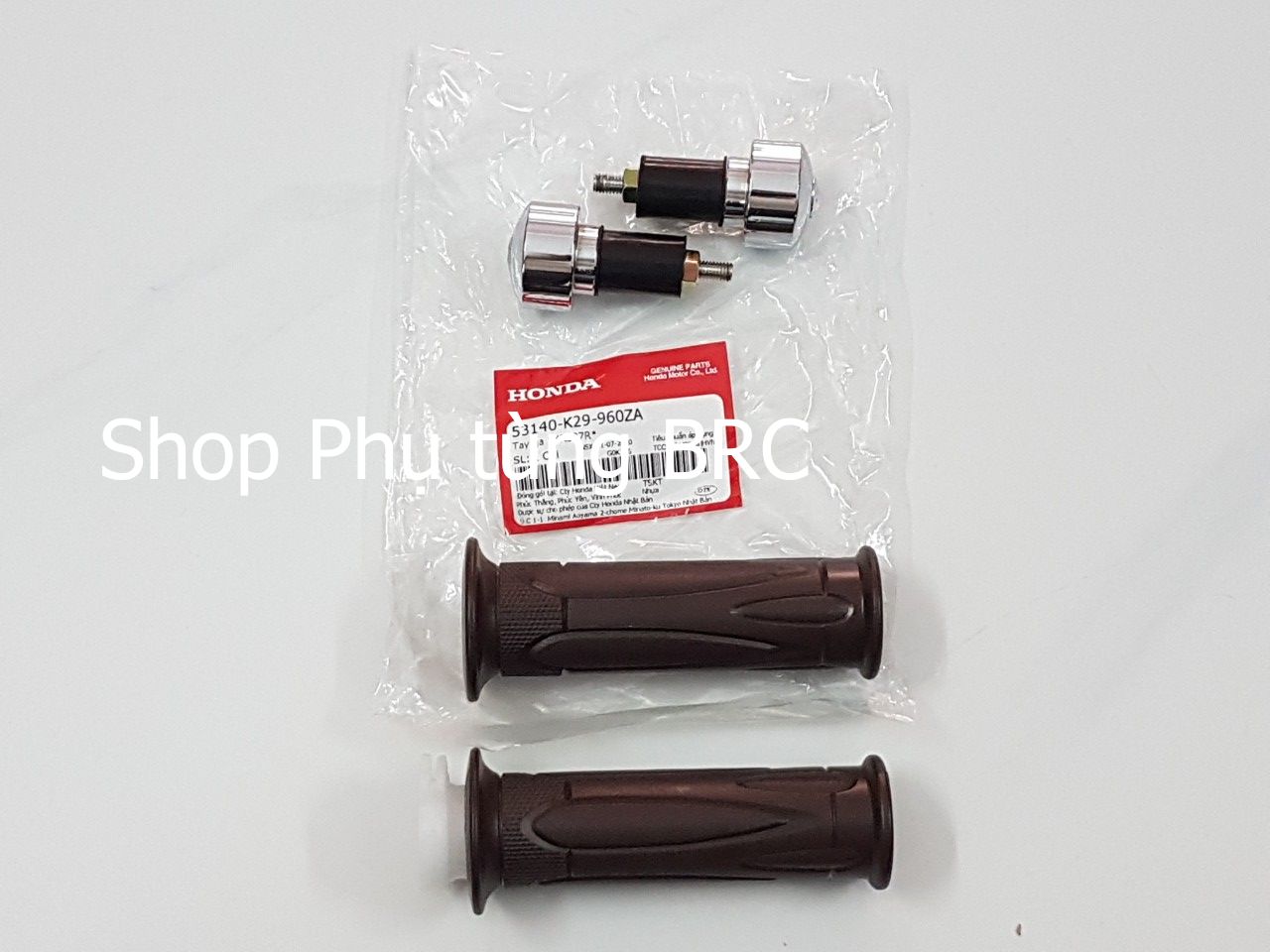 Combo bao tay SH MODE 2021 màu nâu + ống ga và cặp gù thép mạ CROM dùng cho các loại xe .