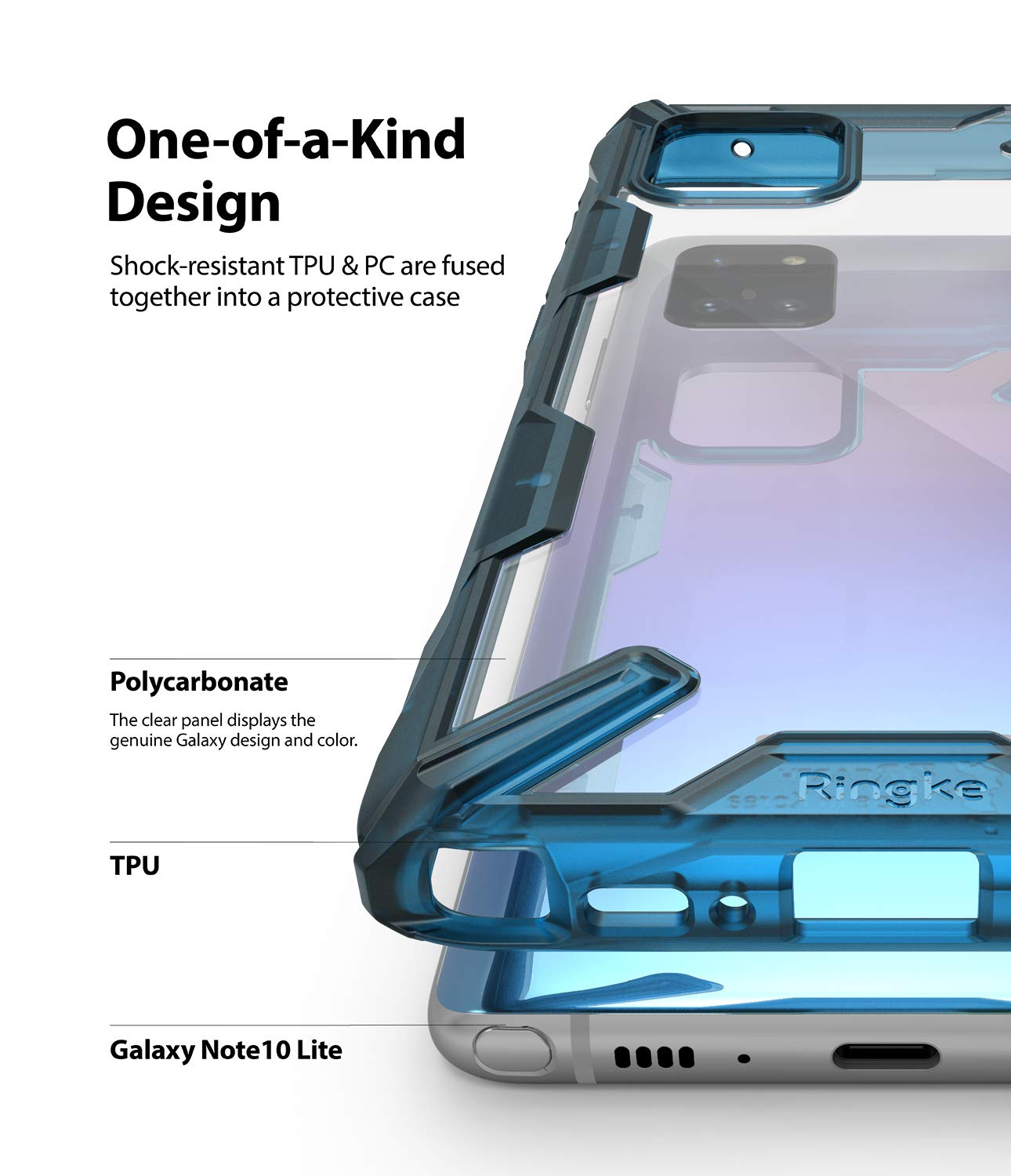 Ốp lưng Galaxy Note 10 Lite Ringke Fusion X Hàn Quốc (Ringke Fusion X for Galaxy Note 10 Lite Case)