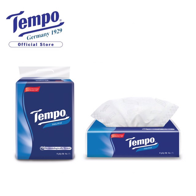 [FREESHIP] KHĂN GIẤY RÚT TEMPO SOFTPACK 90 TỜ KHÔNG MÙI