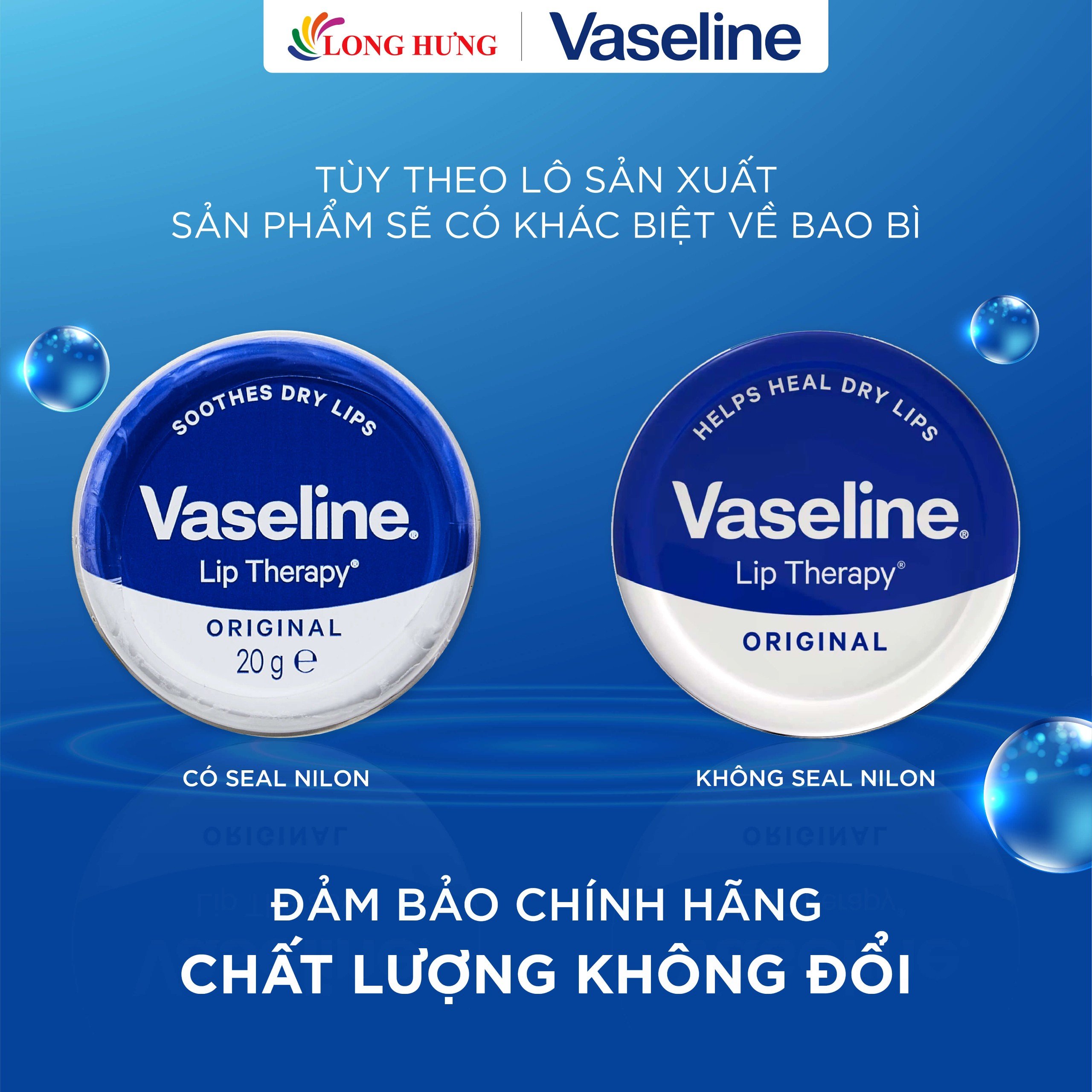Sáp dưỡng môi Vaseline Lip Therapy giúp mềm môi (20g)