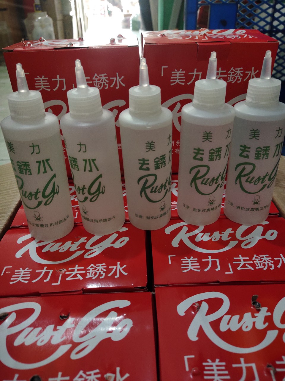 nước tẩy rỉ sét trên vải rust go