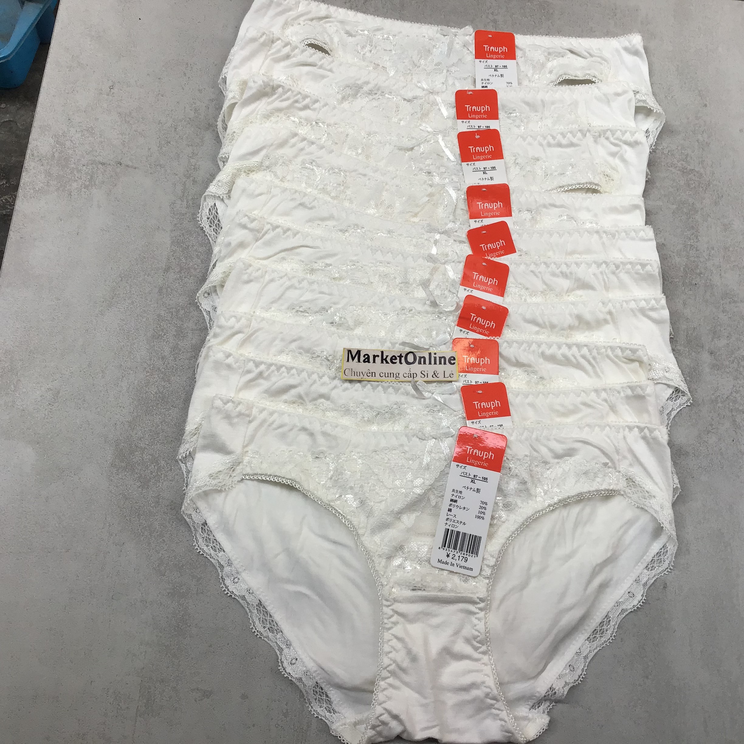 COMBO 10 QUẦN SỊP NỮ COTTON PHỐI REN CAO CẤP QUYẾN RŨ MÃ VN115