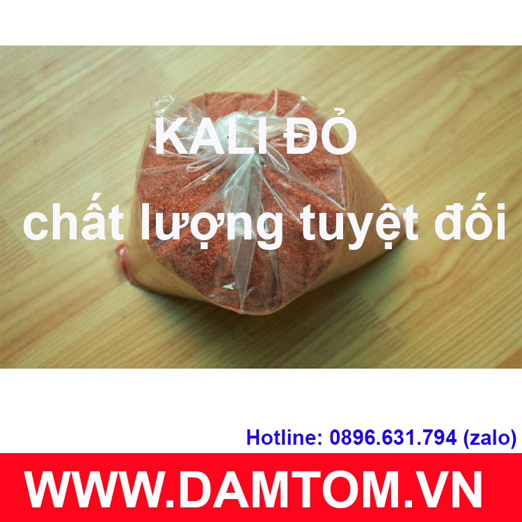 Gói 1kg - phân kali đỏ cho cây trồng tăng năng suất và chất lượng sản phẩm