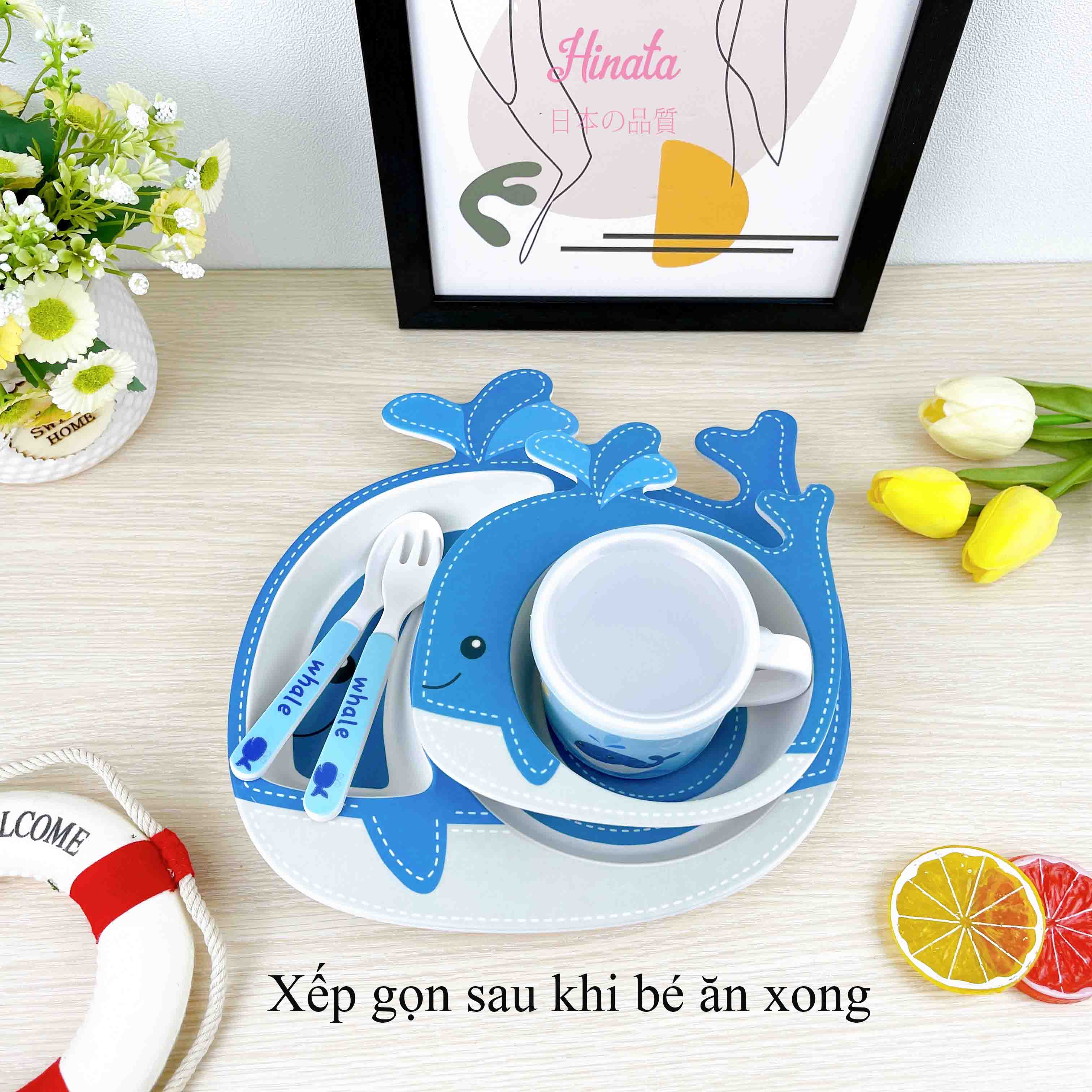Trọn bộ bát ăn dặm Hinata Nhật Bản BAD01