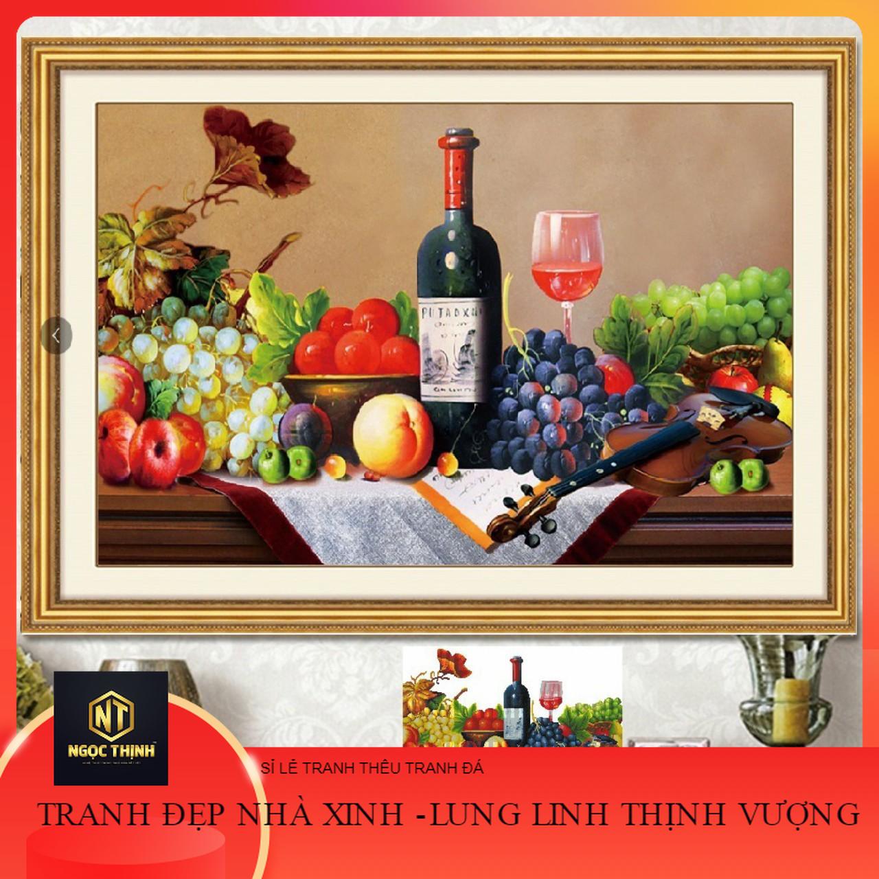 Tranh đính đá trái cây Y8005
