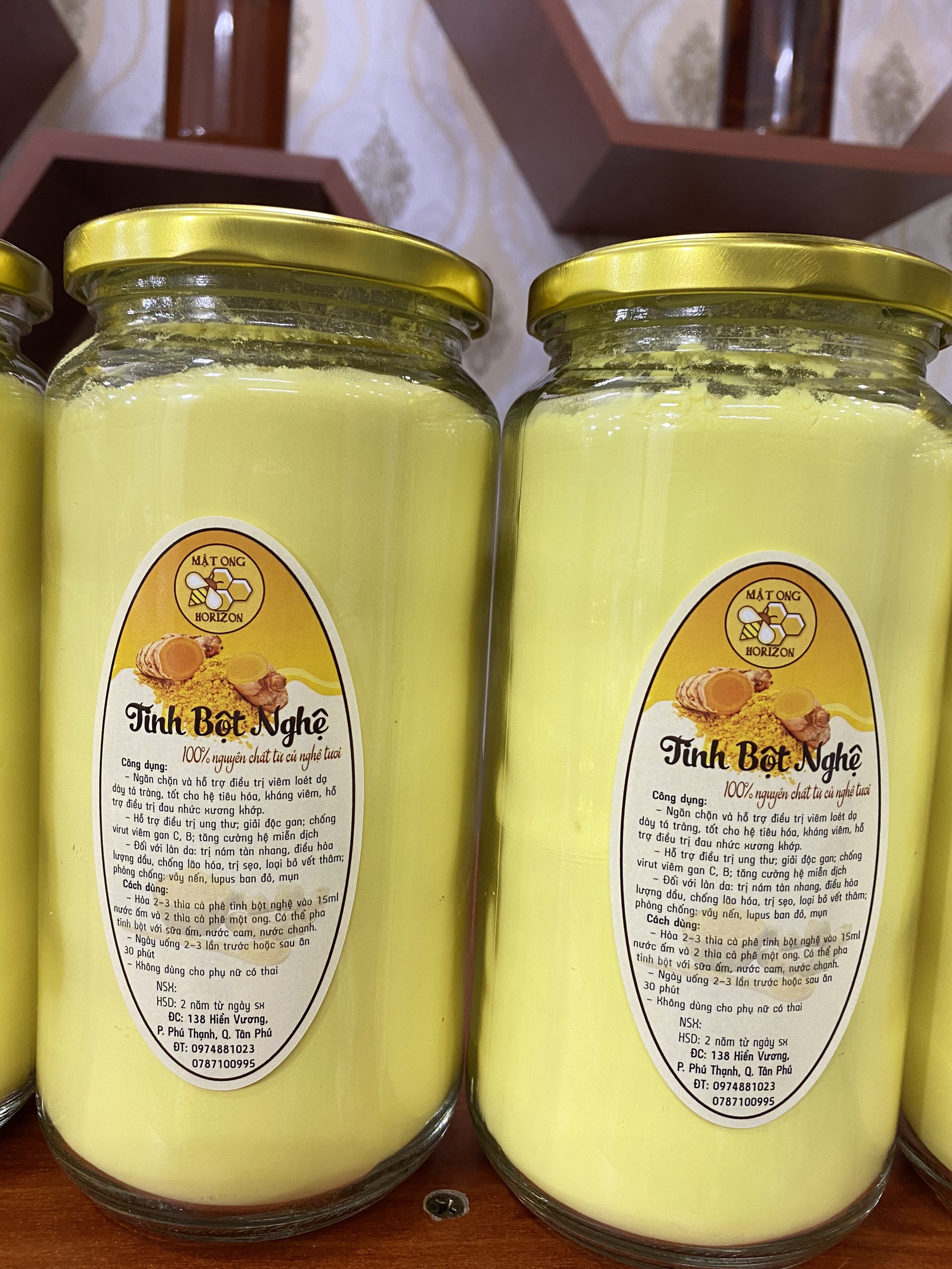 Tinh bột nghệ nguyên chất
