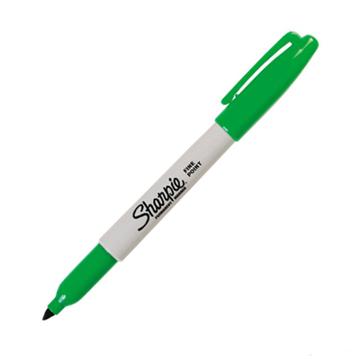 Bút lông dầu vẽ trên mọi chất liệu Sharpie Fine Point - Xanh Lá