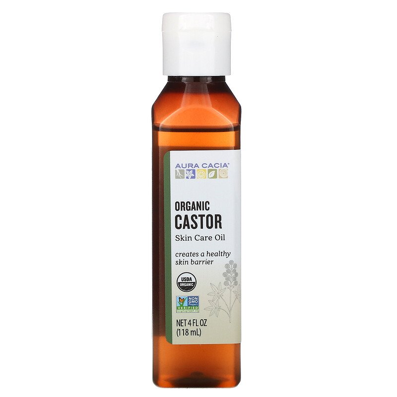 HCMDầu thầu dầu hữu cơ Organic Castor Oil - Aura Cacia - 118ml