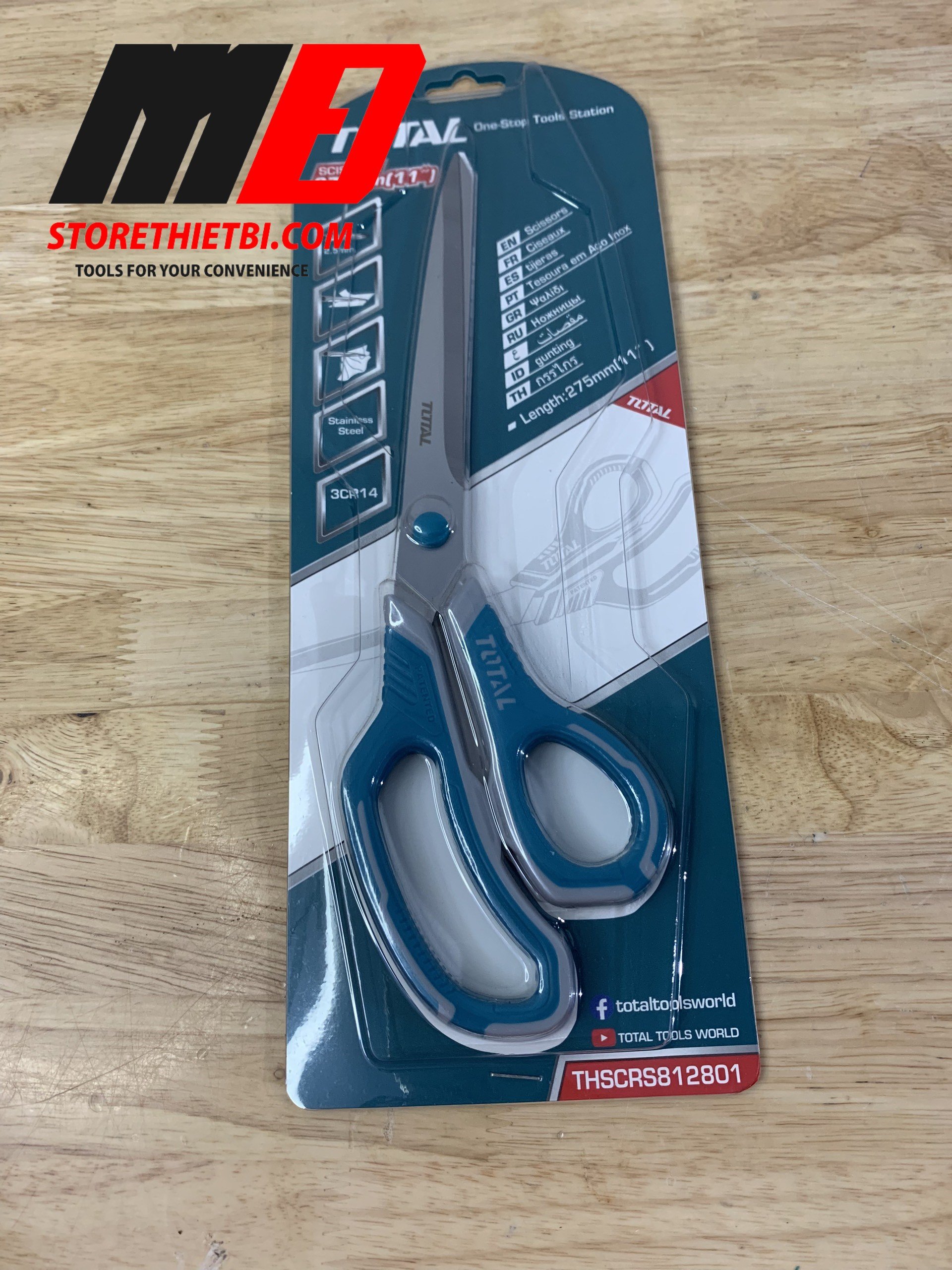 [HCM]Kéo cắt 275mm TOTAL THSCRS812801