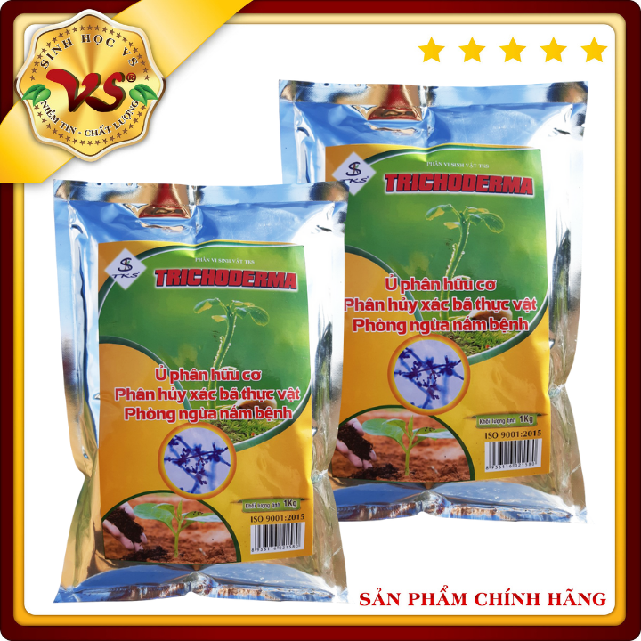 (1kg) Nấm Đối Kháng TRICHODERMA - Cải Tạo Đất, Phòng Trừ Nấm Bệnh, Ủ Phân