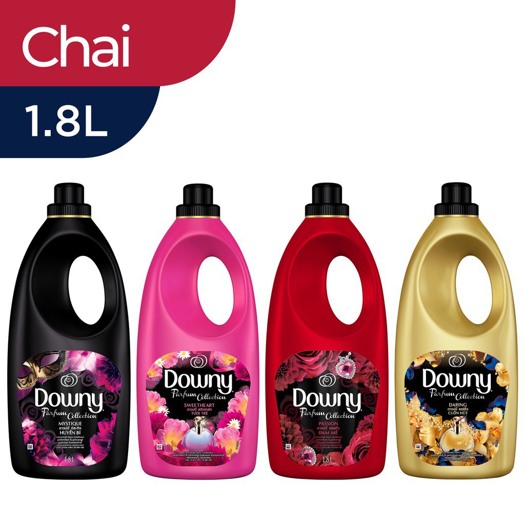 Combo 2 Chai Downy Hương Đam Mê Chai 1.8L