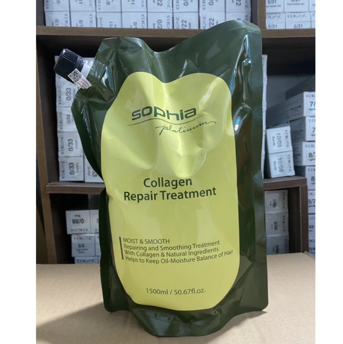Hấp Dầu Ủ Tóc Mềm Mượt Sophia Collagen Treatment 1500ml