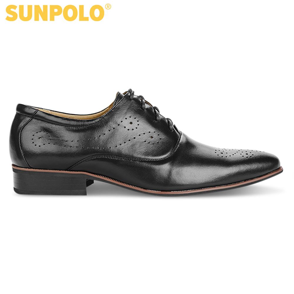 Handmade men leather formal shoes SUMU0038 (black, brown, red)