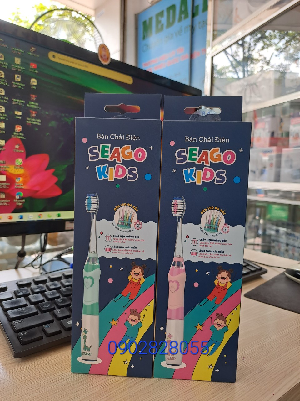 BÀN CHẢI-BÀN CHẢI ĐÁNH RĂNG ĐIỆN TRẺ EM – SG-977