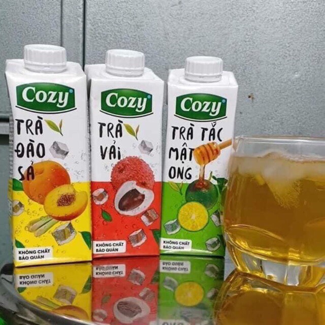 [HCM]Lốc 4 Hộp Trà Cozy 225ml