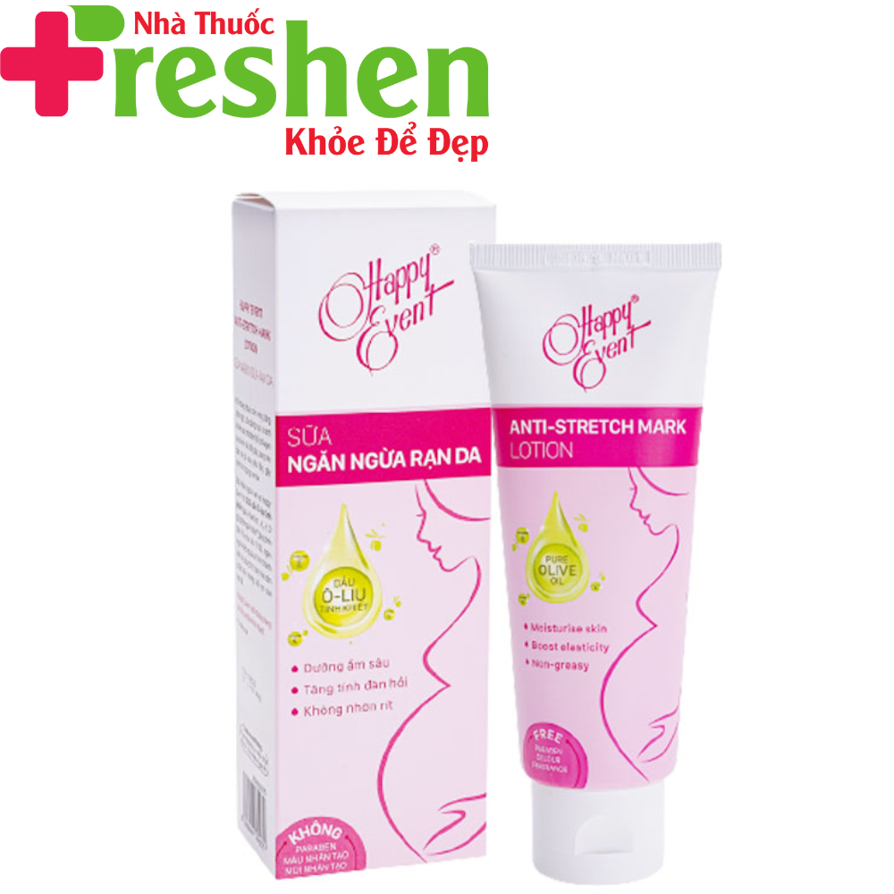 [HCM]Sữa Chống Rạn Da Happy Event 100ml