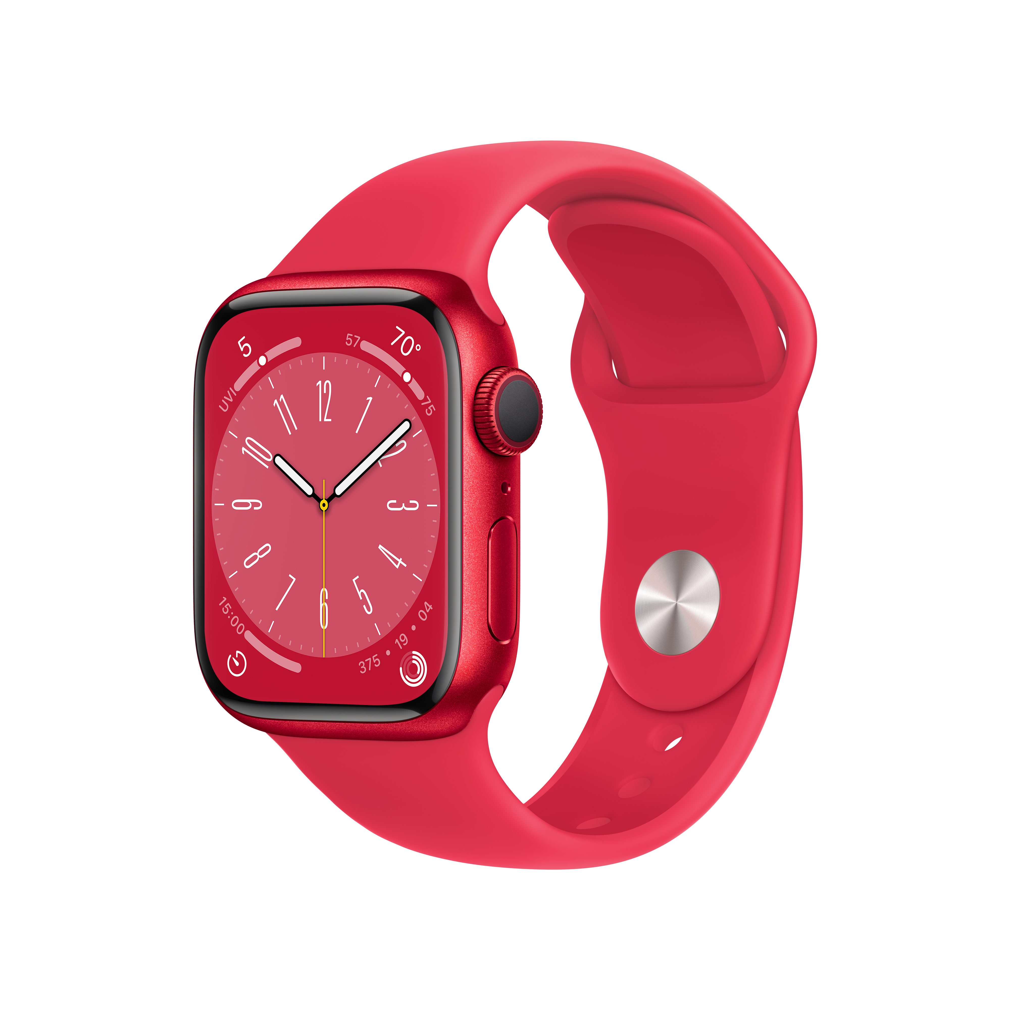 Apple Watch Series 8 GPS Viền Nhôm Với Dây Cao Su - Hàng Chính Hãng
