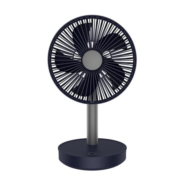 Cooling Fan 3-Speed Adjustable Portable Mini Hand Fans 4000Mah Rechargeable Micro- Usb Desk Air Cooling Fan Black