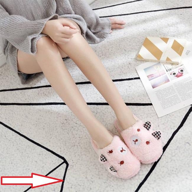 Dép Bông Đi Trong Nhà Hình Gấu