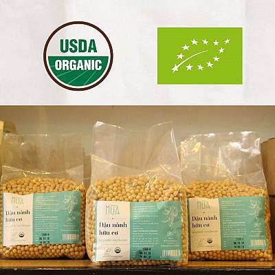 Đậu nành hữu cơ Mùa 1Kg
