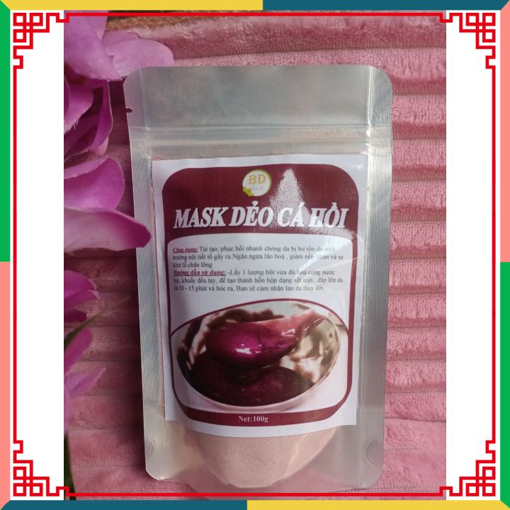 Bột Mặt Nạ Dẻo DNA Cá Hồi Handmade - Giúp Làm Trắng Sáng Da