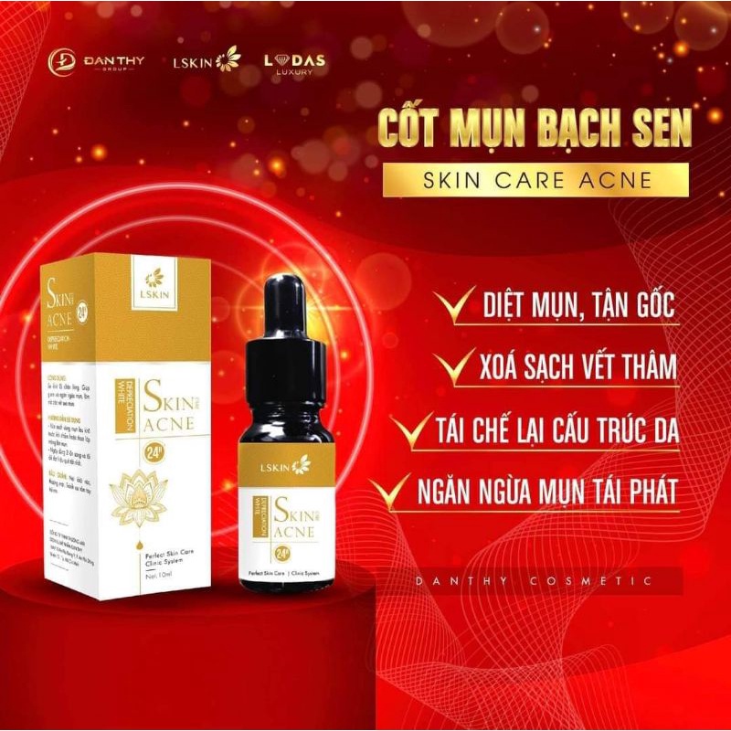 Cốt mụn Bạch Sen Lskin Đan Thy - sản phẩm chính hãng