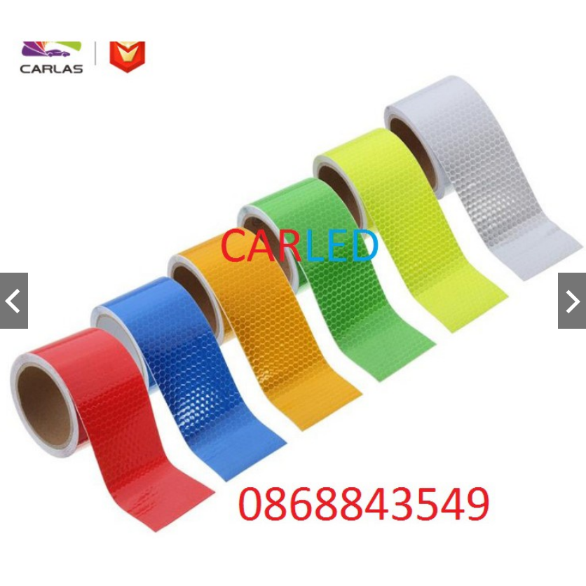 Decal phản quang trang trí cuộn 5cmx3met