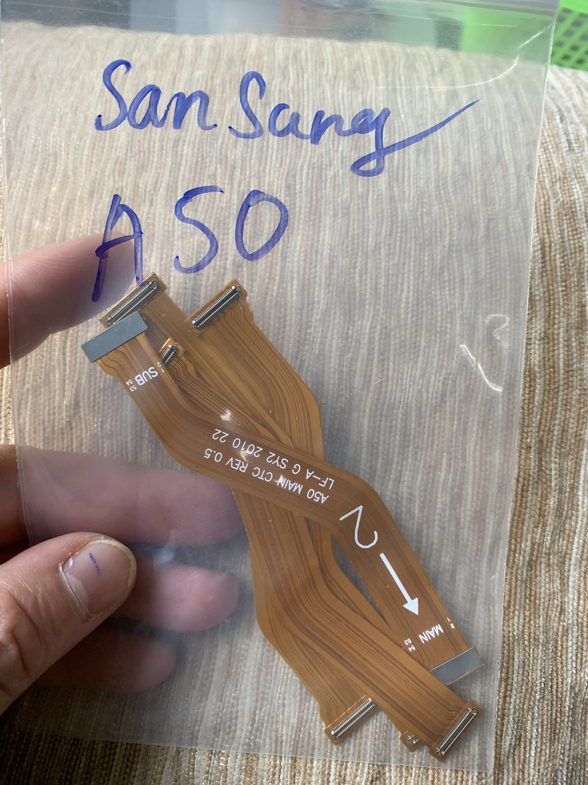 Cáp nối main, cáp nối bo sạc zin samsung A50