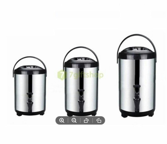 Bình ủ trà sữa nóng lạnh 3 lớp các cỡ 6 lít