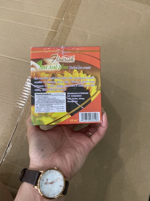 Kem Tan Mỡ Bụng Gừng Ớt Flourish Thái Lan