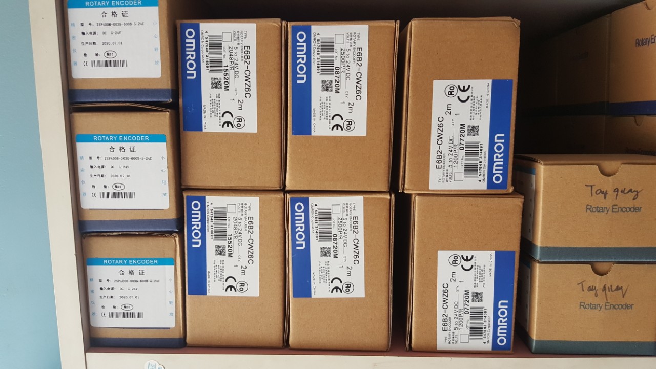 Bộ cảm biến encoder Rotary Omron 1200, 2048 và 2500 xung