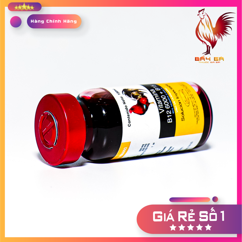 B12 6000 + B15 dinh dưỡng dành cho gà đá lọ 10ml