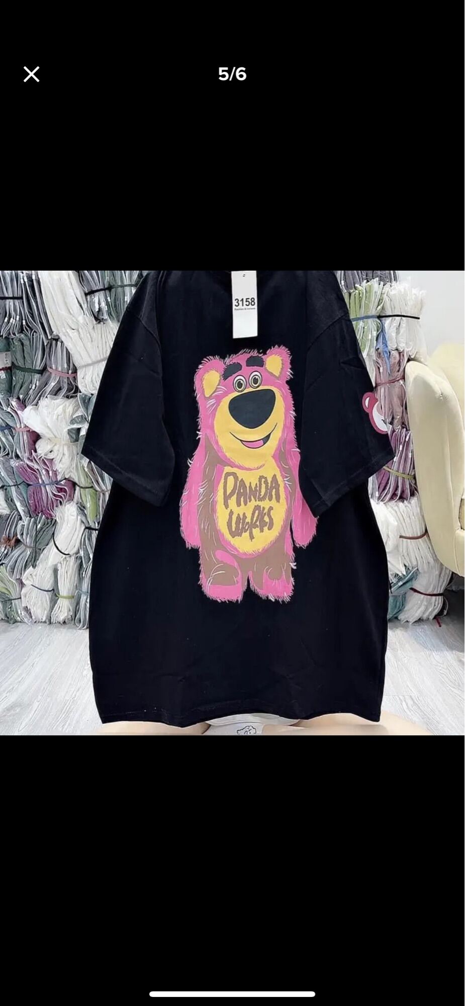 Áo Thun 3158 Form Rộng Panda