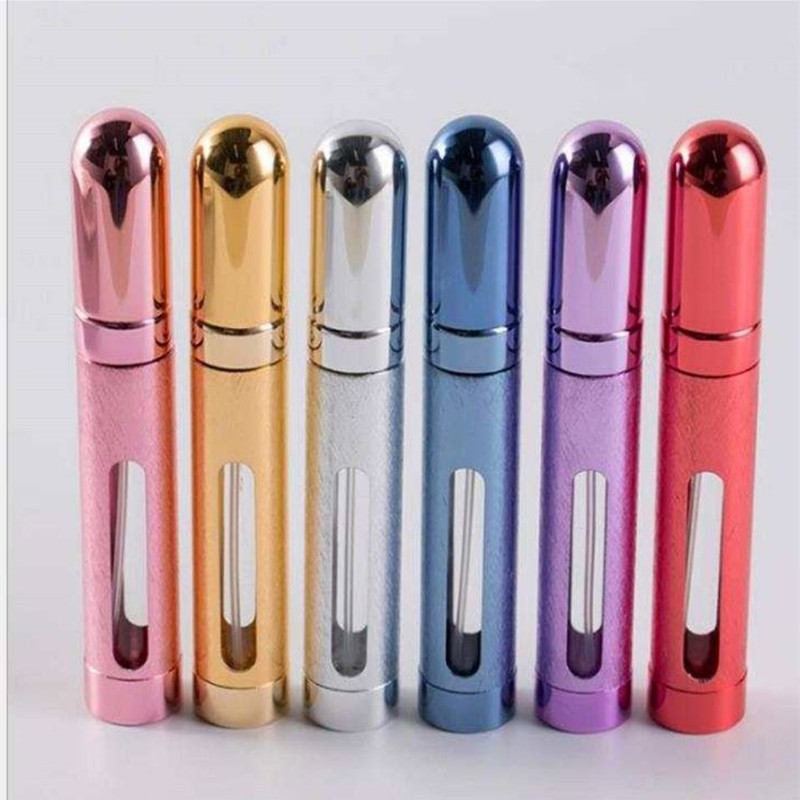 Chai Chiết, Ống Chiết Nước Hoa Dạng Xịt 5ml vỏ nhôm Tiện Lợi,Lọ Chiết-HAUSE