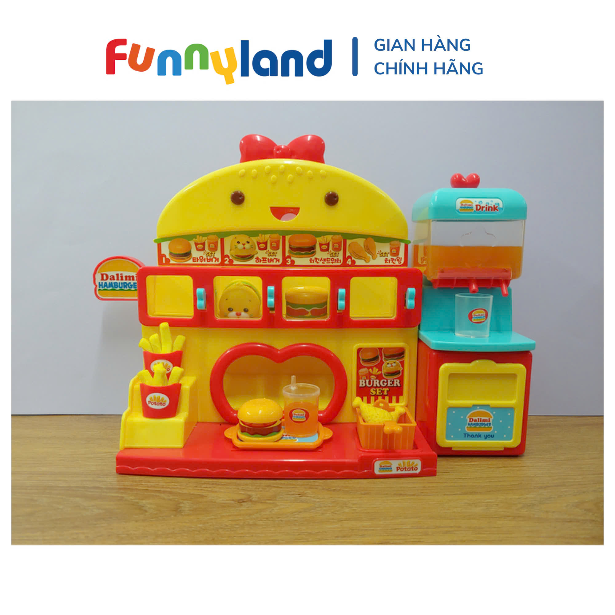 Đồ chơi đất nặn Tiệm bánh Hamburger Dalimi - Funnyland