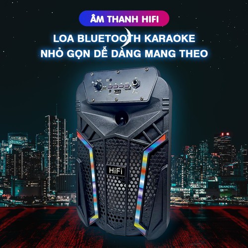 [HCM]Loa Thùng Karaoke Bluetooth BT-606 Siêu Hay Tặng kèm micro