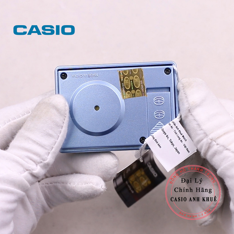 Đồng hồ báo thức du lịch - để bàn điện tử Casio PQ-10D-2RDF