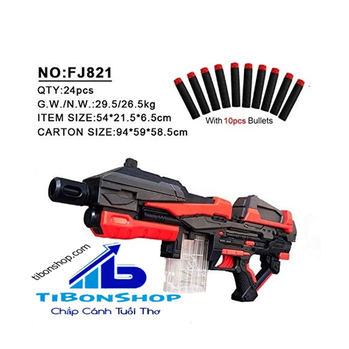 ĐỒ CHƠI ( TẶNG 20V XỐP)TRẺ EM SUNG DAN XỐP KIỂU NERFT A1
