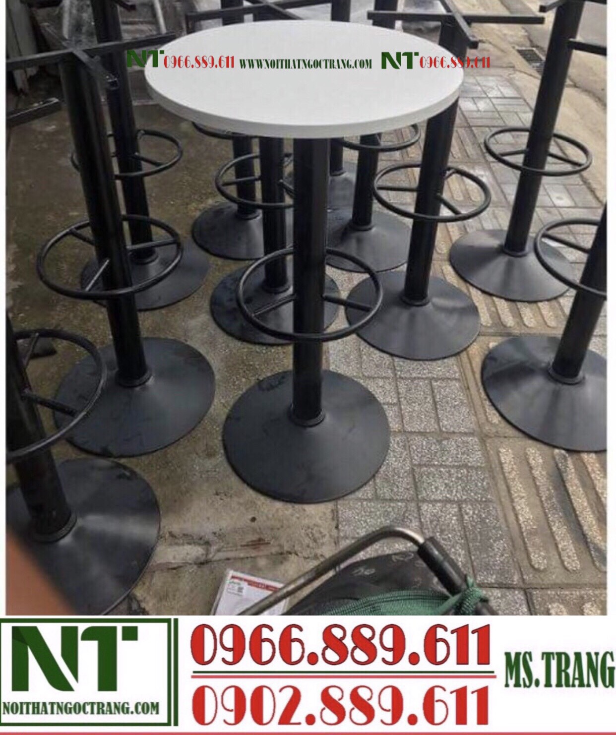 [HCM]Bàn ghế xếp cafe ngoài trời