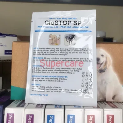 [HCM]Clostop SP 20gr - Chuyên Phân Lỏng Phân Sống Chó Mèo