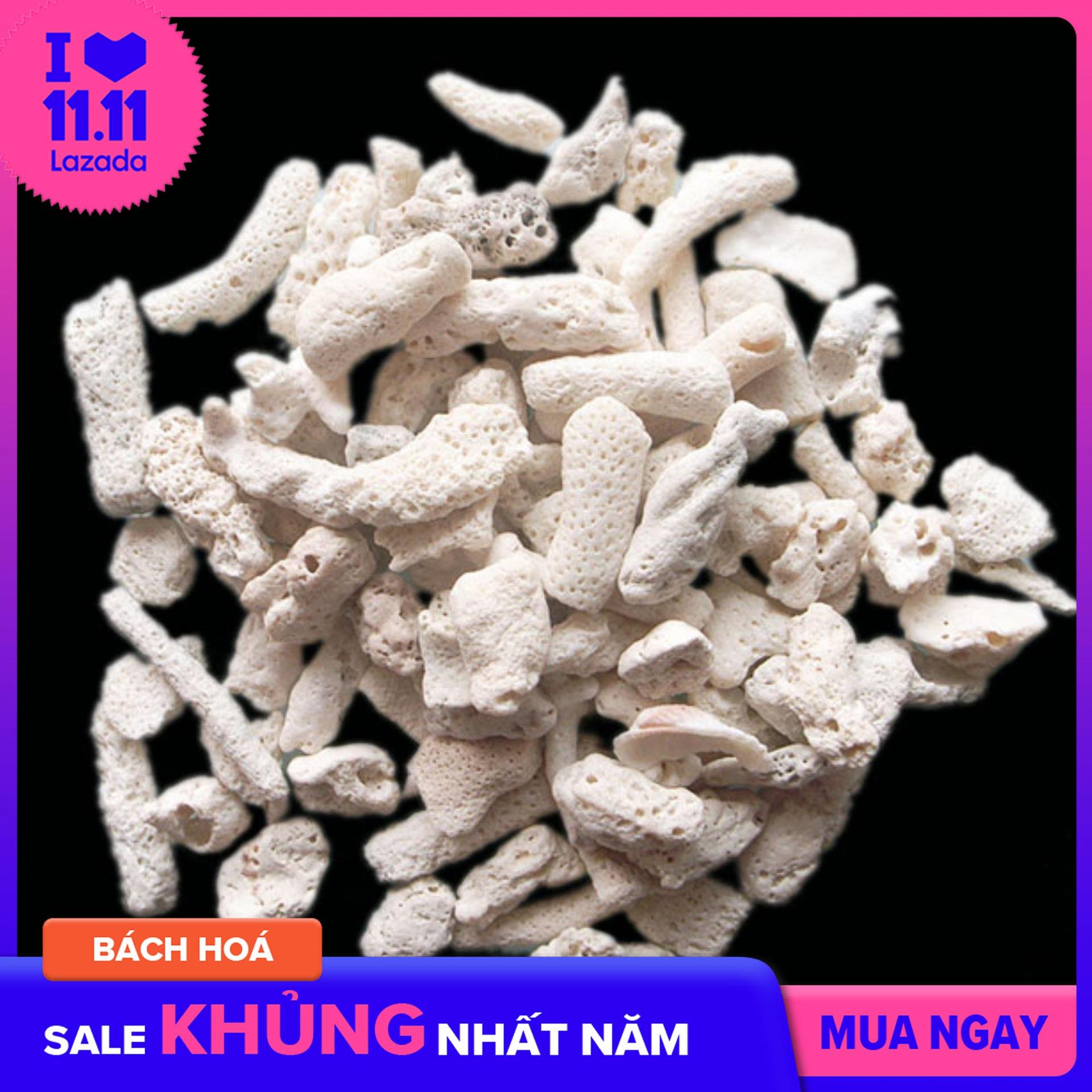 San hô vật liệu lọc, trang trí bể cá, hồ thủy sinh (túi 200gr)