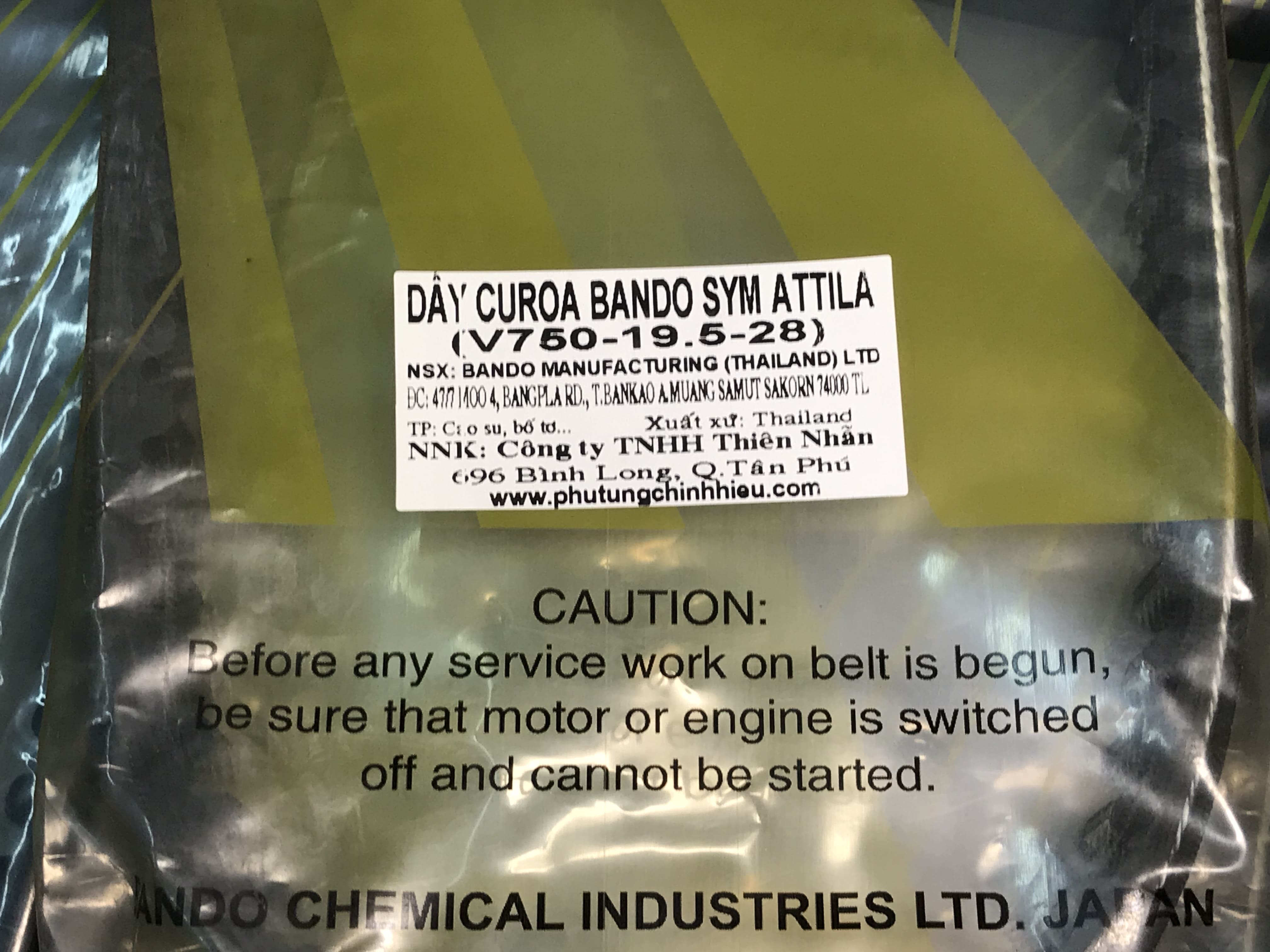 Dây curoa Bando Attila/Elizabeth Fi - Nhật Bản